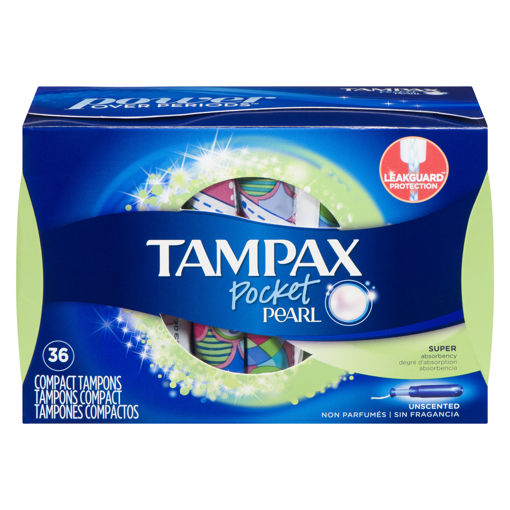 Picture of TAMPAX POCKET PEARL - SUPER UNSCENTED 36S                                  