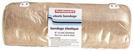 Picture of PHARMASAVE BANDAGE - ELASTIC 6IN X 5YDS                                    