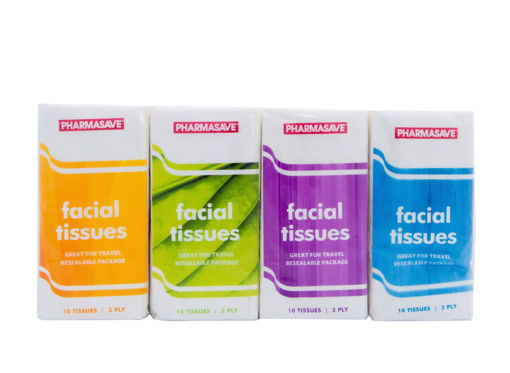 Picture of PHARMASAVE FACIAL TISSUE - POCKET PACK 8S                                  