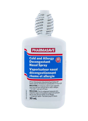 Picture of PHARMASAVE COLD AND ALLERGY DECONGESTANT NASAL SPRAY  30ML                 