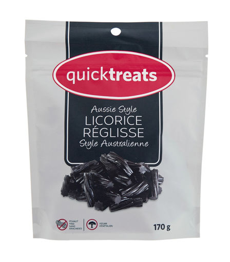Picture of QUICKTREATS AUSSIE STYLE LICORICE 170GR                                    