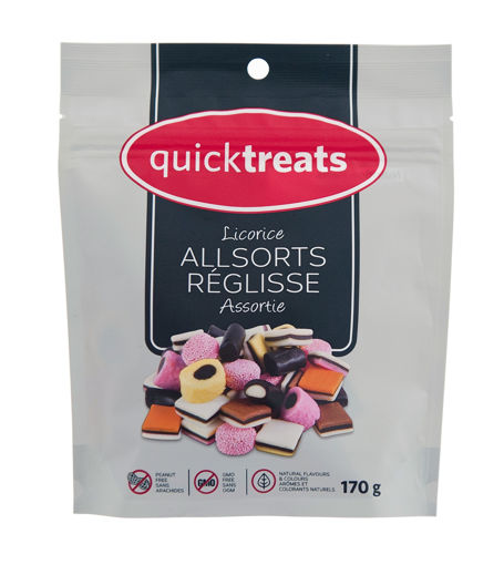 Picture of QUICKTREATS LICORICE ALLSORTS 170GR                                        