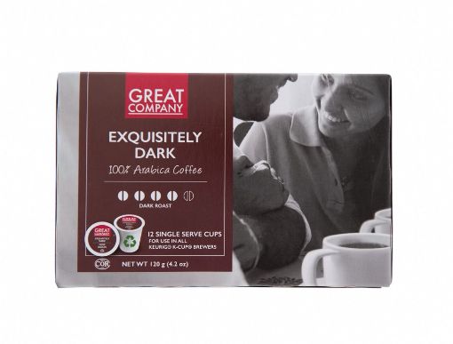 Picture of GREAT COMPANY SINGLE SERVE CUPS - EXQUISITELY DARK 12S                     