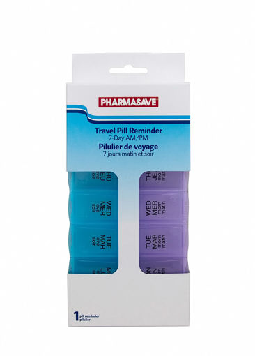 Picture of PHARMASAVE TRAVEL PILL REMINDER 7-DAY AM/PM                                