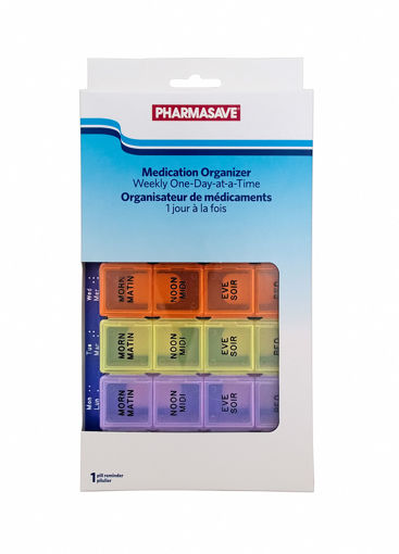 Picture of PHARMASAVE WEEKLY ONE-DAY-AT-A-TIME MEDICAL ORGANIZER                      