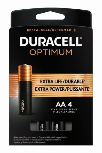 Picture of DURACELL OPTIMUM BATTERIES AA 4S