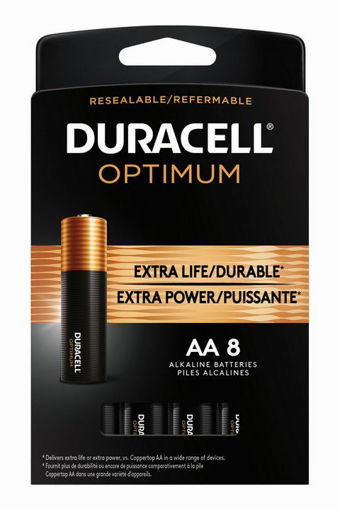 Picture of DURACELL OPTIMUM BATTERIES AA 8S