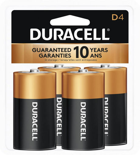Picture of DURACELL BATTERIES D 4S                                                    