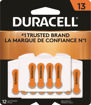 Picture of DURACELL HEARING AID BATTERIES - MERCURY FREE SIZE 13 12S                  