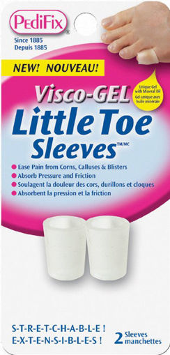 Picture of PEDIFIX VISCO GEL LITTLE TOE SLEEVES #P32 2S                               
