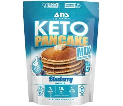 Picture of ANS PERFORMANCE KETO PANCAKE MIX - BLUEBERRY 454GR                         