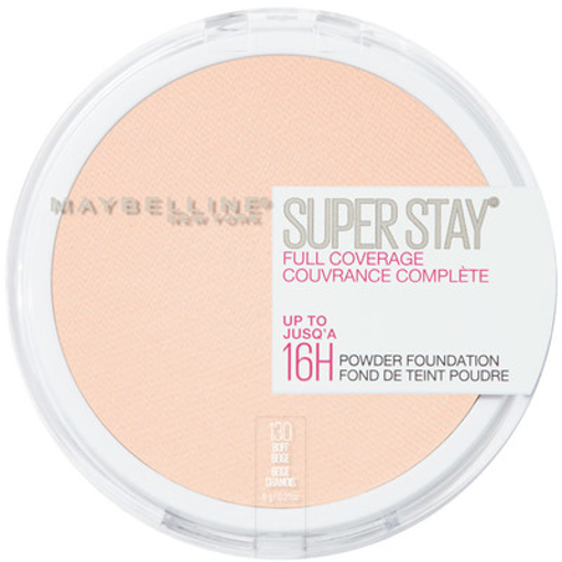 Picture of MAYBELLINE SUPER STAY FULL COVERAGE POWDER - 130 BUFF BEIGE 6GR            