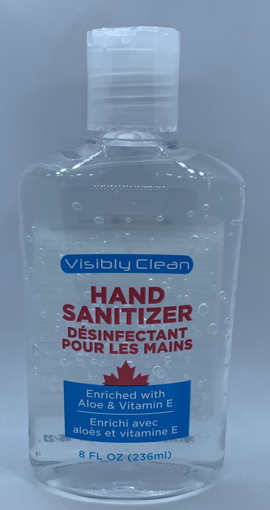 Picture of VISIBLY CLEAN HAND SANITIZER 236ML VCHAND24                                