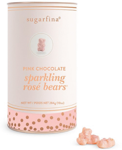 Picture of SUGARFINA PINK CHOCOLATE SPARKLING ROSE BEARS 284GR                    