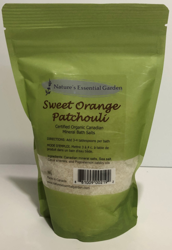 Picture of NATURES ESSENTIAL GARDEN BATH SALTS - SWEET ORANGE PATCHOULI 500GR               