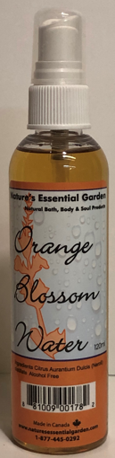 Picture of NATURES ESSENTIAL GARDEN ORANGE BLOSSOM FLORAL WATER 120 ML                