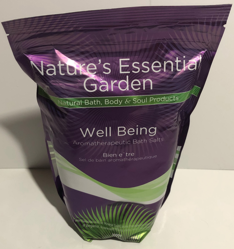 Picture of NATURES ESSENTIAL GARDEN BATH SALT - WELL BEING 1000GR                     