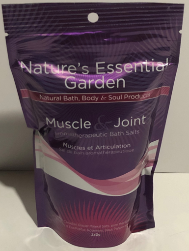 Picture of NATURES ESSENTIAL GARDEN BATH SALT - MUSCLE and  JOINT 240GR