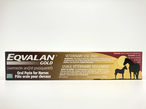 Picture of EQVALAN GOLD ORAL PASTE FOR HORSES - SYRINGE                             