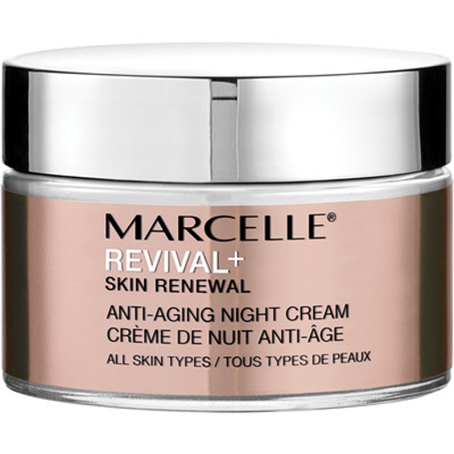 Picture of MARCELLE REVIVAL+ SKIN RENEWAL ANTI-AGING NIGHT CREAM - ALL SKIN TYPES 50ML