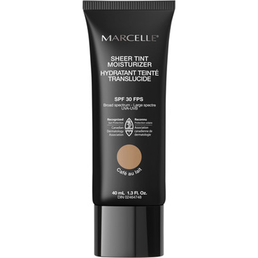Picture of MARCELLE SHEER TINT MOISTURIZER SPF30 - CAFE AU LAIT 40ML                  