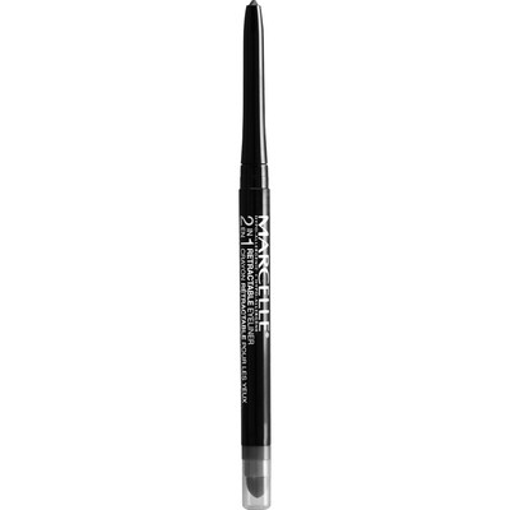 Picture of MARCELLE 2IN1 RETRACTABLE EYE LINER CHARCOAL