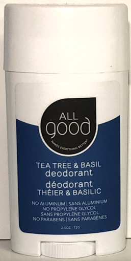 Picture of ALL GOOD DEODORANT - TEA TREE AND BASIL 72GR             