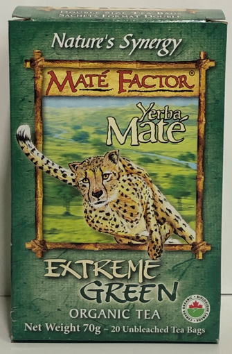 Picture of MATE FACTOR ORAGNIC TEA - EXTREME GREEN 20S                     