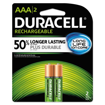 Picture of DURACELL RECHARGEABLE BATTERIES AAA 2S