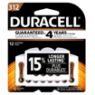 Picture of DURACELL HEARING AID BATTERIES - MERCURY FREE SIZE 312 12S                 