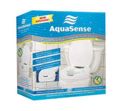 Picture of AQUASENSE RAISED TOILET SEAT - 2IN - W/LID                                 