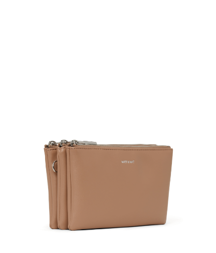 Picture of MATT AND NAT LOOM TRIPLET CROSSBODY BAG - CAFE    