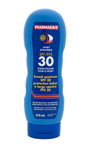 Picture of PHARMASAVE SUNSCREEN LOTION - SPORT SPF30 315ML                            