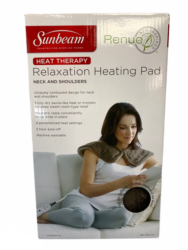 Picture of SUNBEAM HEATING WRAP - NECK/SHOULDER - BROWN                               