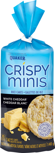 Picture of QUAKER RICE CAKES - WHITE CHEDDAR 140GR