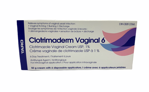 Picture of CLOTRIMADERM VAGINAL CREAM - WITH APPLICATOR 1% 50GR              