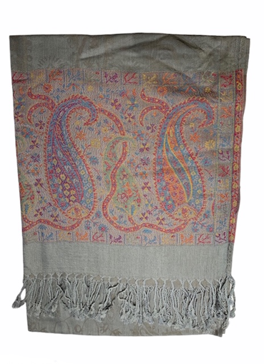 Picture of FASHION SCARF 1605-03 GREY                        