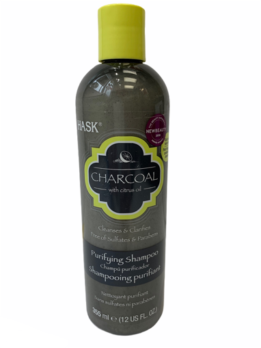 Picture of HASK CHARCOAL CLARIFYING SHAMPOO 355ML                                     