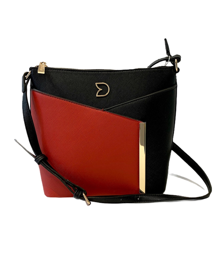 Picture of SIDE PURSE GS-588 - BLACK/RED                       