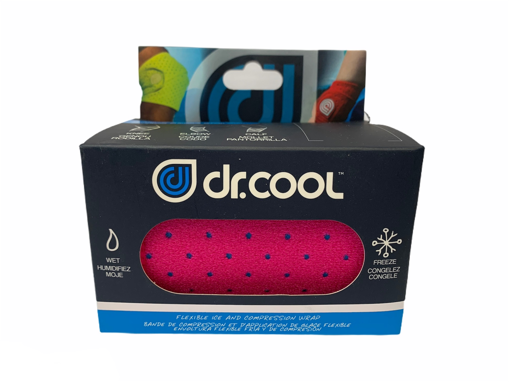 Picture of DR. COOL COOLING RECOVERY WRAP - PINK 4IN                                  