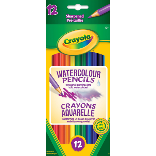 Picture of CRAYOLA COLORED PENCILS WATERCOLOR 12S