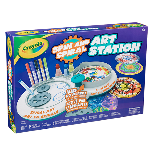 Picture of CRAYOLA SPIN AND SPIRAL ART STATION                                        