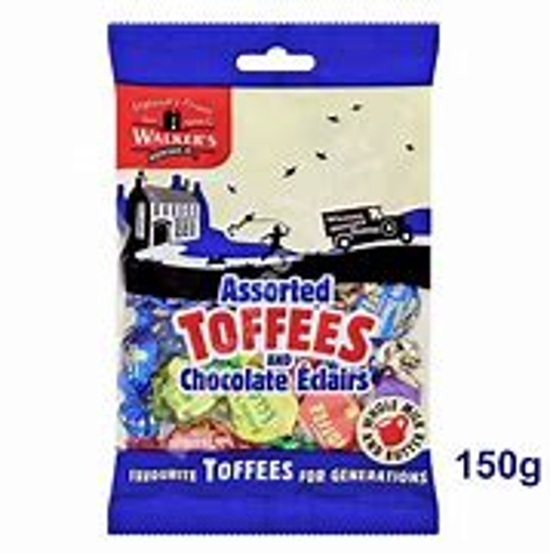 Picture of WALKERS TOFFEE ASSORTED 150GR  