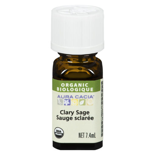 Picture of AURA CACIA ORGANIC ESSENTIAL OIL - CLARY SAGE 7.4ML