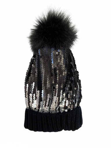 Picture of WINTER HAT 1081 - BLACK                             