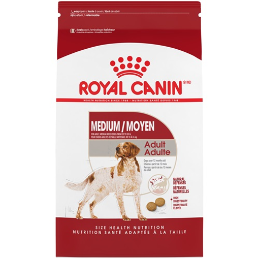 Picture of ROYAL CANIN ADULT DOG FOOD BAG - MEDIUM 30LB 