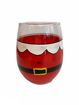 Picture of SandCO. PAINTED SANTA and SNOWMAN GLASSWARE 540ML   HW03909