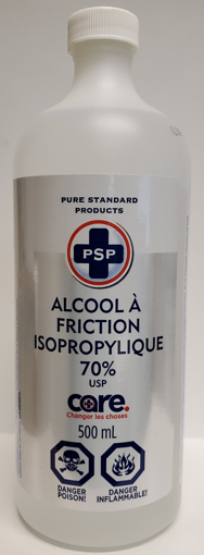 Picture of PURE STANDARD PRODUCTS ISOPROPYL ALCOHOL  70% 500ML                         