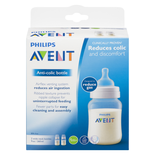 Picture of PHILIPS AVENT CLASSIC+ 9OZ BOTTLE 2PK  PA-SCF563-27