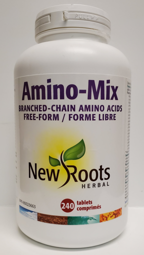 Picture of NEW ROOTS HERBAL AMINO-MIX BRANCHED-CHAIN AMINO ACIDS FREE FORM 240S